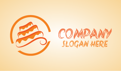 Logo Delicioso Pastel De Flan