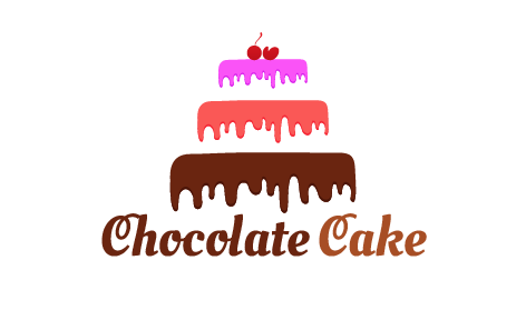 Layered Chocolate Cake Ai Logo