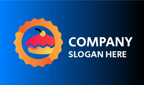 Pink Glaze Cake Pie Logo