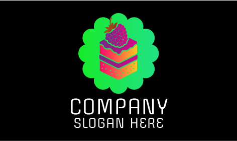Strawberry Layered Cake Logo