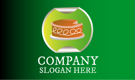 Velvety Chocolate Cake Sticker Logo