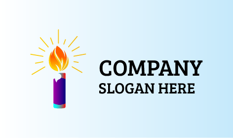 Logo Flame Art Candle