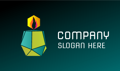 Logo Per Candela Con Pietre Preziose Sfumate