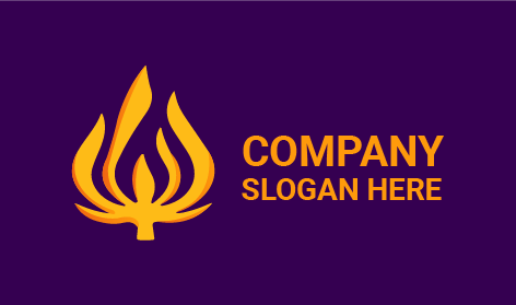 Logo Moderno Della Candela A Torcia