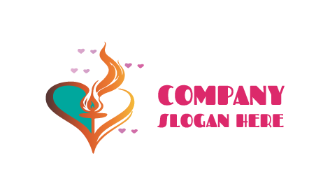 Logo Della Candela Smoky Heart