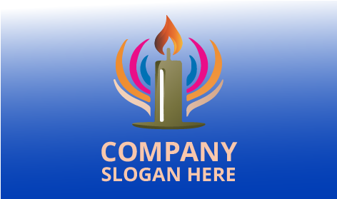 Logo Della Candela Vibrance Radiating Lines