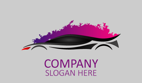 Logotipo De Carro Preto Fosco