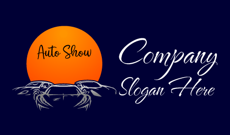 Logotipo De Exposição De Carros De Luxo