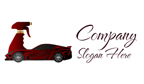 Luxurious Car Paint Shop Logo