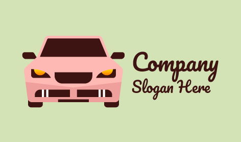 Logotipo De Carro Feminino Rosa