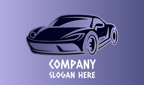 Sleek Car Silhouette Logo
