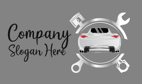 Logotipo De Carro Premium Branco