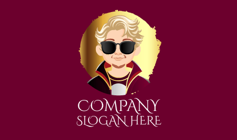 Logo Dei Cartoni Animati Con Capelli Biondi