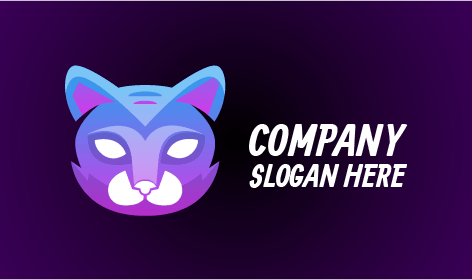 Gradient Mystical Cat Logo