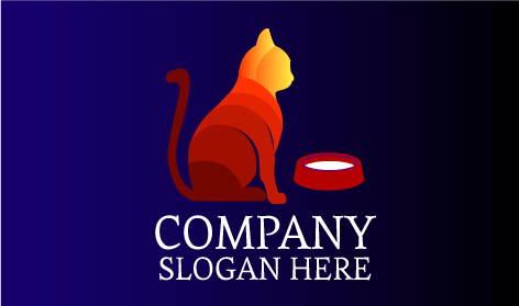 Logo Für Milchliebende Katze