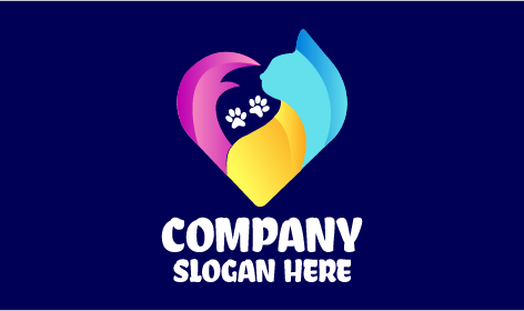 Logo Kucing Ekor Ungu