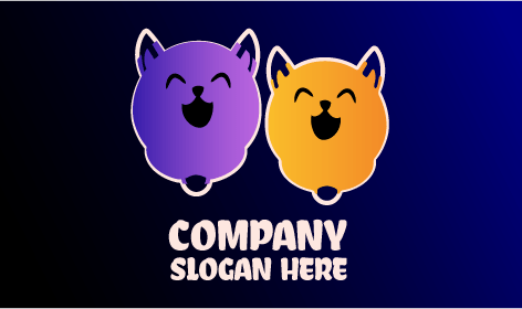 Logo Kucing Tertawa Meraung