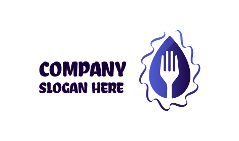 Blue Droplet Catering Logo
