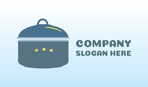 Logo per catering di pentole e padelle
