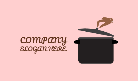 Matte Black Cauldron Catering Logo