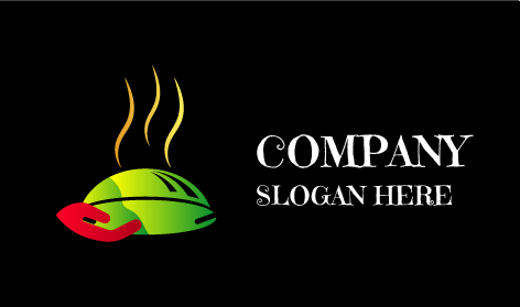 Vegetarian Catering Food Logo