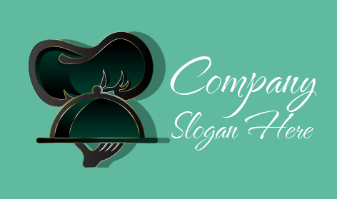 Gilded Cloche Chef Logo