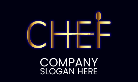 Golden Chef Wordmark Logo