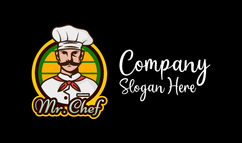 Logotipo Del Sr. Chef Bigote