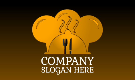 Steamy Cloche Chef Logo