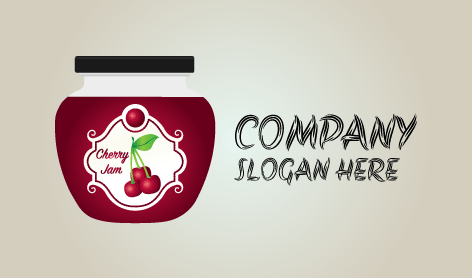 Cherry Jam Jar Logo
