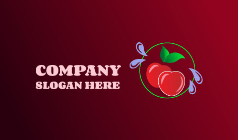 Healthy Red Cherry Logo