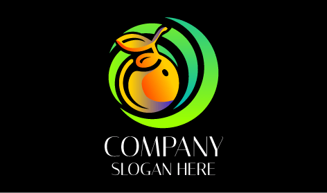 Orange Fresh Cherry Logo