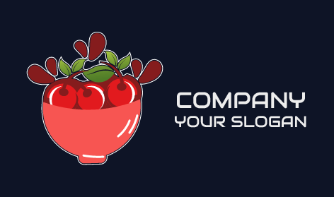 Pink Bowl Cherry Logo