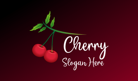 Refreshing Cherry Pair Logo