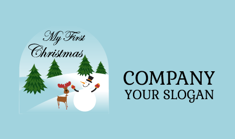 Logo Typographique Premier Noël