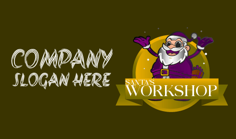 Santa’s Workshop Christmas Logo