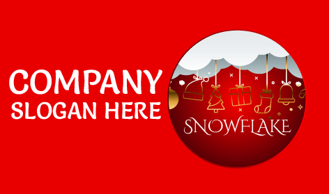 Logo Perayaan Natal Kepingan Salju