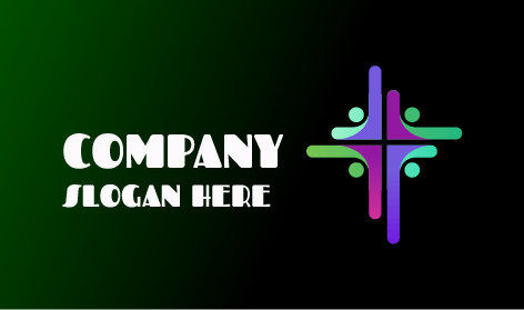 Logo Colorato Della Croce Della Chiesa