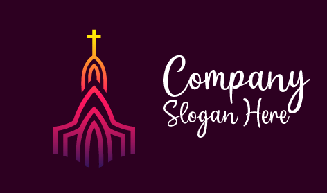 Gradient Colors Church Logo