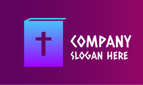 Logo Della Chiesa Della Croce Cristiana Viola