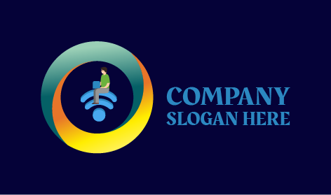 Logo Del Cerchio Di Tecnologia Avanzata