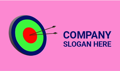 Logo Panah Tembak Melingkar