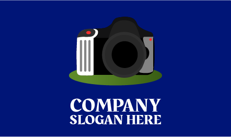 Logo Del Cerchio Della Fotocamera Digitale