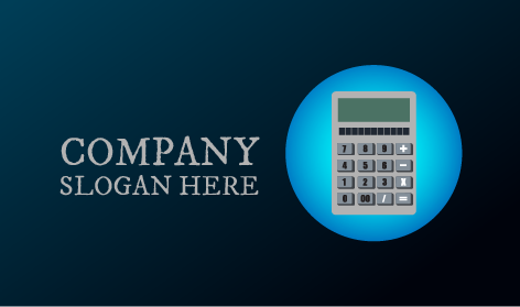Gri Hesap Makinesi çember Logosu
