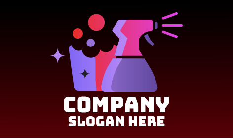 Cleaning Water Spray Bottle Logo