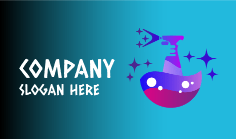 Disinfectant Spray Cleaning Logo