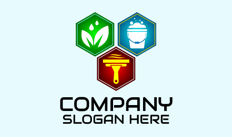 Logo Für Umweltfreundlichen Reinigungsservice