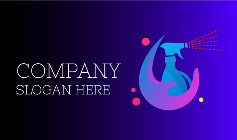 Pink Spray Cleaning Logo