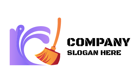 Pressure Washing Cleaning Logo