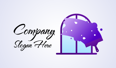 Purple Shine Cleaning Logo